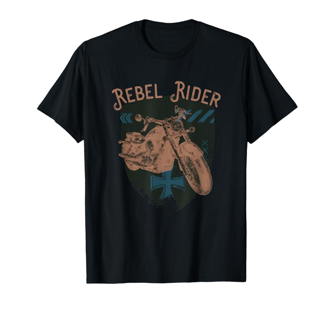 ショウタロウ　MD Tシャツ(トレカ付き) Amazon | Rebel Rider オートバイ ビンテージ ロッカー バイカー